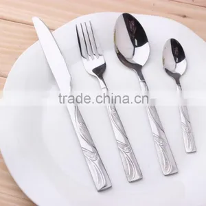 Embossed Stainless Steel Cutlery Set(KX-S150) thumbnail-1