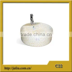 C22 Bathroom Basin, Decorative Wash Basin, Single Hole Basin thumbnail-1