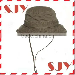 Wholesale Blank Mens Twill Bucket Hat With String thumbnail-1