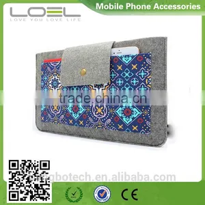 Felt Sleeve Bag Canvas Sleeve Bag for 11 Inch/12 Inch Macbook Case for Ipad Cover thumbnail-1