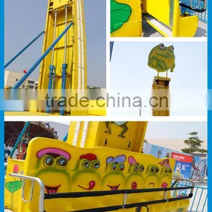 Mini Free Fall Sky Tower Frog Hopper! China Supplier Lino Amusement Jumping Frog Rides for Kids thumbnail-6