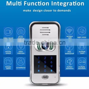 Hot Sale RJ45 Touch Key Rainproof APP Wireless Wifi Video Door Phone With Function of Motion thumbnail-5