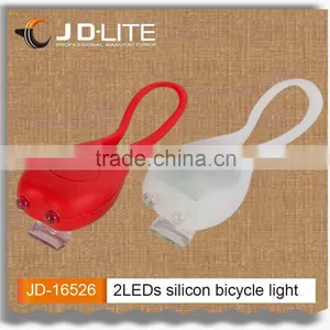 2 LED Bicycle Front Light Bicycle Signal Light Silicone Bike Light thumbnail-1