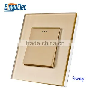 EU/UK Standard 1gang 3way Push Wall Switch, Intermediate Switch thumbnail-3