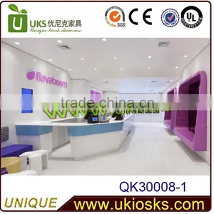 Cheap Wooden Hotel/bar/salon Reception Counter Design,shop Counter Design for Sale thumbnail-4
