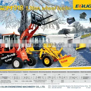 China Popular Model GEM-918 Front Wheel Loader for Sale thumbnail-1