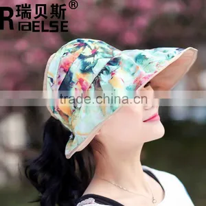 Beach Beautiful Girl Hats Sun Visor Hat Paper Straw Hat thumbnail-4