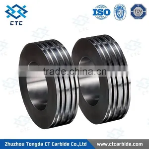 High Quality Tungsten Carbide Set of Rolls With Kari Profile Din 488 Standard thumbnail-1