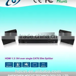 2015 Hot Sale 1x4 HDMI Splitter 50M Over Cat6 Extension thumbnail-3