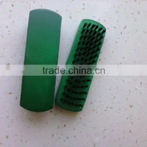 Wholesale Green Color Maple Wooden Made Shoes Brush thumbnail-2