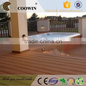 Mounted Safe Solid Exterior Wood Plastic Composite Flooring thumbnail-1