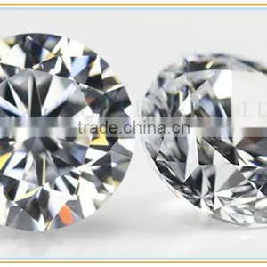 6.0mm White Color Round Shape Cubic Zirconia Fashion in Stock Factory thumbnail-2