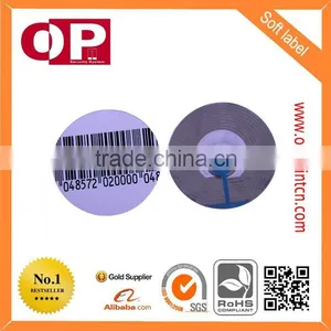 2016 Excellent Detection Eas Security Label 40 Round rf Soft Label Tag for Clothing Shop thumbnail-1