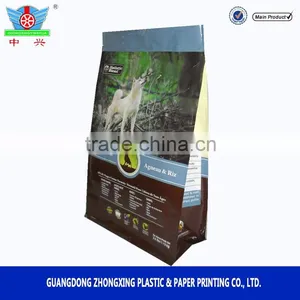 Flat Bottom Cat Food Packaging Bag/Plastic Pet Food 8 Side Seal Pouch /Cat Litter Bag thumbnail-5
