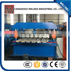 Multifunctional Direct Selling Ibr Color Steel Aluminum Galvanized Metal Sheet Roof Tile Roll Forming Machine Made in China thumbnail-1