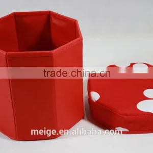 Kid's Printed Non Woven Folding Storage Otteman and Storage Ottoman thumbnail-3