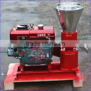 Portable Wood Pellet Mill Small Diesel Wood Pellet Press for Sale thumbnail-2