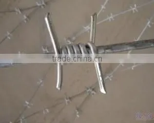 Hot Dipped Galvanized Barbed Wire Price per Roll Barbed Wire Fence Design thumbnail-1