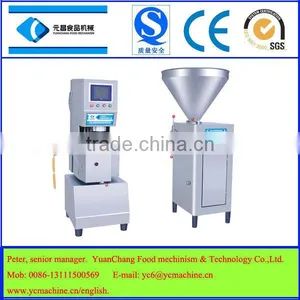 Automatic Pneumatic Sausage Filler Stuffer With Clipper thumbnail-1