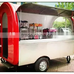 Durable Convenient Fiberglass Mobile Ice Cream Cart for Sale thumbnail-1