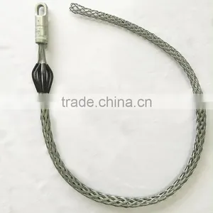 Galvanized Steel Cable Pulling Grip Wire Mesh Sock thumbnail-1