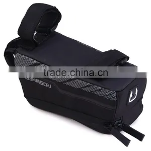 Roswheel Bicycle Mobile Phone Pouch Storage Bag 5.2/5.7inch Touch Screen Frame Front Tube Bicycle Bags thumbnail-5