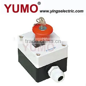 LAY5-BP188H29 1red Mushroom Head Pushbutton 40mm Latching Key Relase Pushbutton With Control Box thumbnail-1