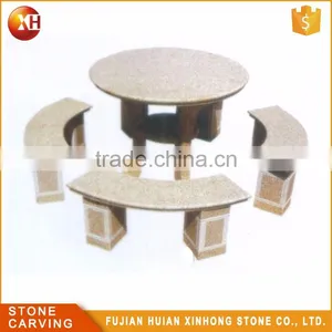 Customized Size Hand Carve Polish Marble Coffee Granite Table thumbnail-4