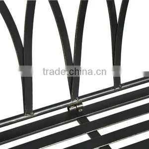 Top Selling Antique Brown Iron Garden Bench thumbnail-3
