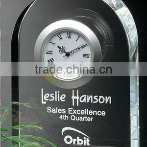Cystal Clock Employee Award Gift Wholesale thumbnail-1