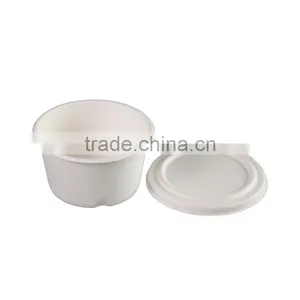12OZ Compostable Bagasse350ml Deep Bowls With Bagasse Lid L047 thumbnail-6