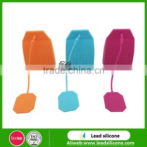 High Quanlity Colorful Tea Bag Shape Silicone Tea Infuser, Silicone Tea Ball thumbnail-4