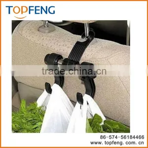 Seat Back Car Hook ,Double Vehicle Hangers,plastic Car Hanger thumbnail-1