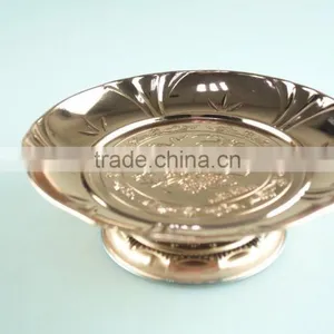 2015 Hot Sale Vintage Style Unique Golden Stainless Candy Dishes thumbnail-4