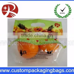Clear Plastic Fruit Laminated Bunch Bag Slider Zipper Bags Apple / Grape Laminated Bunch Bag thumbnail-4