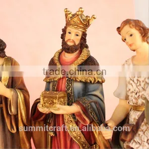 Custom Resin Nativity Figurines Jesus Birth Statues thumbnail-4