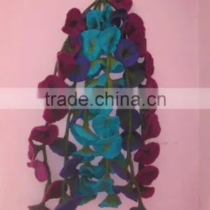 High Quality Handmade Wool Felt Decorative Garland /Wool Flower/ Artificial Flower /Tulip thumbnail-1