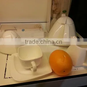 New Bone China White Porcelain Coffee Tea Sets thumbnail-1