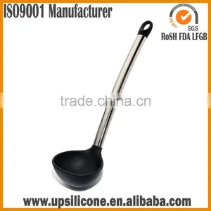 Stainless Steel Kitchen Cooking Utensil Set With Ladle Spoon Tuner Spatula Pasta Server thumbnail-4