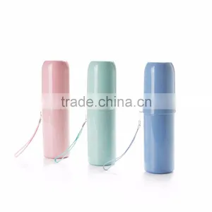Hot Sell Good Quality New Design Wheat Straw Toothbrush Case Portable Travel Toothbrush Case thumbnail-5