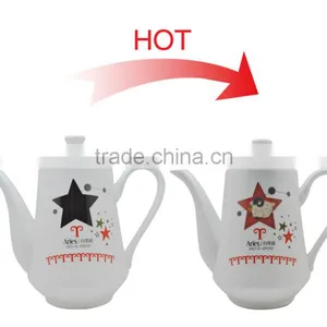 New Brand Heat Sensitive Color Changing Teapot thumbnail-1