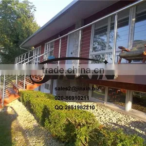 Stainless Steel Wire Railing Hardware / Cable Railing Fittings / Wire Mesh Balustrades thumbnail-1