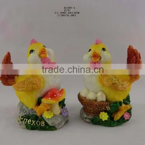 2017 New Year Souvenir Animal Statue Resin Chicken for Home Decoration thumbnail-1
