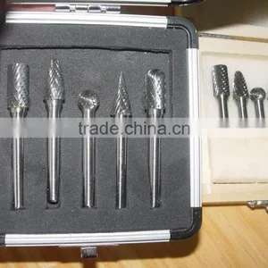 Cylinder Ball Shape Cemented Tungsten Carbide Rotary Burrs thumbnail-1