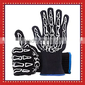 Protect Pot Holders Grill Gloves,Designed For Oven BBQ Cooking Baking And Heat Resistant Gloves thumbnail-1
