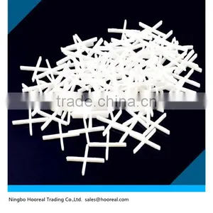 200PCS Plastic Cross Type Tile Spacers for Leveling System Spacing Floor Wall 3mm Tiling Tools thumbnail-1