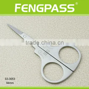 S3-3053 94mm 2CR13 Stainless Steel Blade Beauty Make-up Vibrissa Scissors Beauty Scissors thumbnail-1