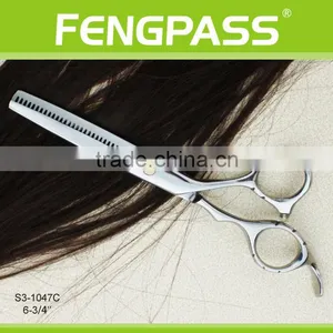 S3-1047C 6-3/4" Inch 2CR13 Stainless Steel Blade With PP Handle Open Finger Rings Shears Haircuting Janpanese Barber Scissors thumbnail-3