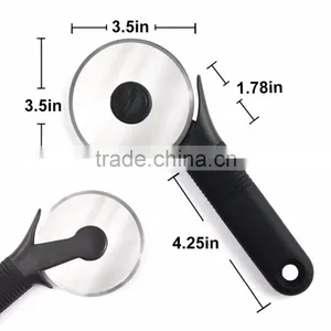 Pizza Cutter Wheel and Slicer With Silicone Handle thumbnail-3