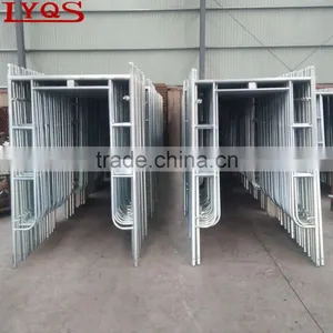 Frame Scaffolding Ladder Frame Scaffold With Caster Wheel Walkboard in Scaffolding thumbnail-3